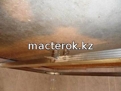 потолок в ванной пластиковых панелей костанае