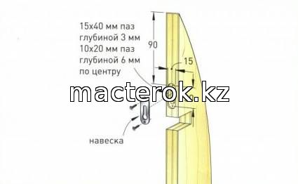 Полукруглая настенная полка своим руками