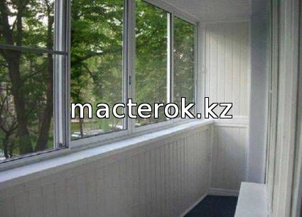 Остекление балкона в Костанае