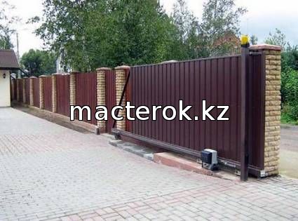 Откатные ворота: монтаж и ремонт